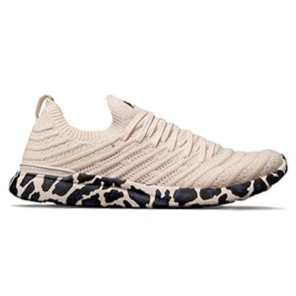 APL Techloom Wave Women's Sneakers 8.5 Blush Pink Leopard NWOT - Picture 1 of 4